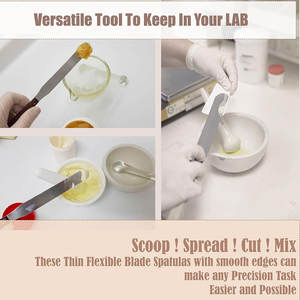 Espátula para Depilar Cejas de Metal Duradero de Calidad A+ de la Marca SHEARS BEAUTY, Resistente al Calor, de Silicona - Product Image 5