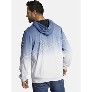 เสื้อฮู้ดดี้ผู้ชายคุณภาพสูง ผ้าฝ้าย 100% สำหรับฤดูหนาว พิมพ์ลายได้ตามต้องการ ระบายอากาศได้ดี แห้งเร็ว ทรงหลวม - Product Image 6