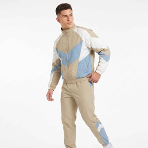 Custom Logo Oversized Blank Suit Jogger Sets Nylon Sets Windproof <b>Jacket</b> Nylon Tracksuit Windbreaker <b>Jackets</b> Tracksuit for <b>Men</b> - Product Image 3
