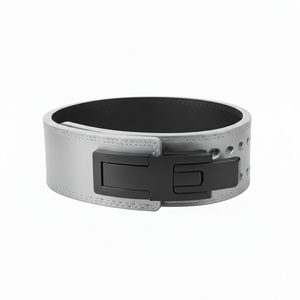 Cinturón de Cuero de Vaca Resistente Antideslizante para Levantamiento de Pesas con Logotipo Personalizado para Gimnasio, Cinturón de Cuero Grueso para Fitness - Product Image 2
