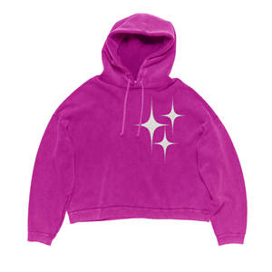 Sweat à capuche unisexe surdimensionné en molleton French Terry, effet délavé, style streetwear vintage, imprimé numérique personnalisé et brodé - Product Image 1