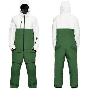 Best Supplier High Quality OEM Professional Skiing Jumpsuit Winter One Piece Ski Suit For Men