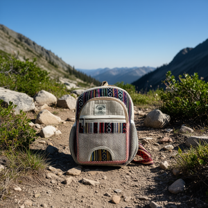 Hemp Cotton <b>Mini</b> <b>Backpack</b> for Safety & Survival Gear - Product Image 3