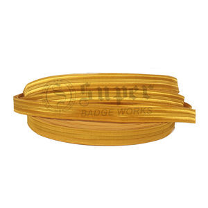 Tresse en dentelle métallique artisanale de qualité supérieure pour pilote de marine, style vintage traditionnel, travail mécanique, largeur personnalisable, uniforme de cérémonie - Product Image 6