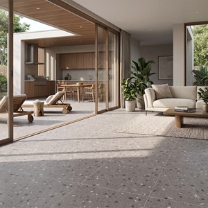 Carreaux de porcelaine contemporains 600x600mm, couleur 3002, antidérapants, pour revêtement mural et de sol extérieur, pour maisons, appartements, commerces et écoles - Product Image 1