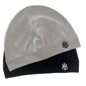 Bonnet tricoté unisexe pour sports de plein air, style tendance avec broderie de marque, idéal pour le cyclisme, le vélo, le jogging - Style Image - Product Image 1