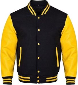 <b>Leather</b> Sleeves with Wool Body Plus Size Men Varsity <b>Jacket</b> New <b>Jacket</b> for Outdoor Usage Wholesale Prices - Product Image 4