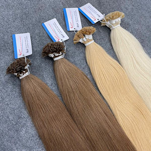 Extensions de cheveux à pointe plate en kératine HOT BRAND, couleurs européennes, cheveux vietnamiens lisses naturels - Product Image 3