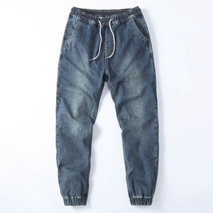 Joggers Cargo en Jean Homme Multi-Poches Coupe Slim Streetwear Brodés avec Cordon de Serrage Faible MOQ – Vente Chaude - Product Image 1
