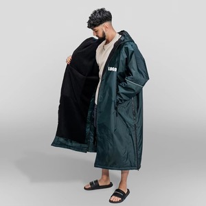 Veste d'équitation longue imperméable - Manteau d'équitation d'hiver avec capuche, imperméable à l'eau |   Manteau d'équitation pour l'entraînement - Product Image 4