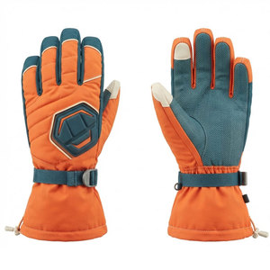 Gants de snowboard durables, imperméables, pour l'hiver, avec isolation thermique, paume antidérapante, coutures solides et poignets réglables - Product Image 1