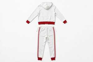 Ensemble de survêtement unisexe pour femme, hiver, uni, écologique, 2-en-1, sweat à capuche et pantalon de jogging, poches latérales, taille élastique, bleu marine - Product Image 2