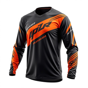 Nueva llegada: Camiseta de ciclismo de motocross de secado rápido para motocicleta y bicicleta de montaña, lo último en equipación de carreras. - Product Image 1