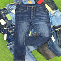 Jeans Stocklot Bangladesh-Marque Étiquette Hommes Denim Stock lot jean Fournisseurs Original Exportation Stocklot Denim Jeans Pantalon Vente en Gros