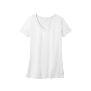 เสื้อยืดคอวีสุดฮิต เนื้อผ้าบางเบา สวมใส่สบาย ให้สัมผัสนุ่มนวล มีสไตล์ แฟชั่นสตรีทแวร์ทันสมัย เสื้อยืดคอวีสำหรับผู้หญิง - Product Image 4