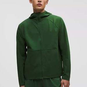 Chaqueta Cortavientos de Lona para Hombre, con Logotipo Personalizado en la Parte Delantera, Transpirable, de Secado Rápido, para Deportes, Atletismo y Jogging - Product Image 2