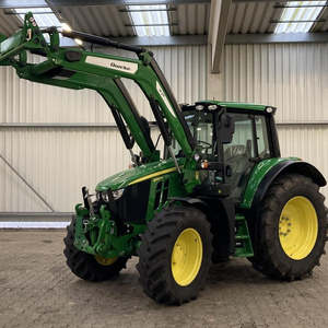 Tracteur agricole John Deere 6120M 120HP 4WD de qualité supérieure et à prix abordable avec attelage frontal et prise de force – Équipement agricole polyvalent - Product Image 1