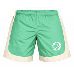 Mint Green Neutral Color Block Sports <b>Shorts</b> Lightweight Quick Dry Elastic Waist Running Training <b>Gym</b> Athletic Customized - Product Image 1