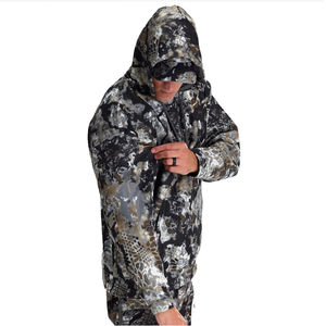 Sweats à capuche personnalisés 100% coton pour hommes, streetwear de haute qualité, texture jungle, imprimé camouflage, poids lourd, surdimensionnés, sweats à capuche personnalisés OEM - Product Image 5