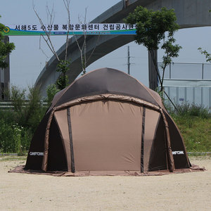 Tente de camping octogonale, tente extérieure imperméable pour 4-5 personnes, origine Vietnam, double couche, imperméable, installation facile, tente de glamping. - Product Image 1