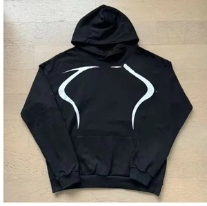 Custom Logo Unisex Hoodie Wholesale 100% Cotton Fleece Pullover OEM/ODM Heavyweight Streetwear Sweatshirt Bulk Supplier - Product Image 1