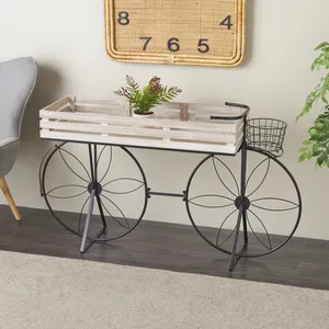 Maceta de Hierro Hecha a Mano con Diseño Costero Elegante y Ecológico, Acabado Brillante, Florero Decorativo de Mesa, Navidad Zahid - Product Image 1