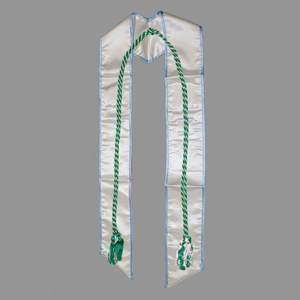 Cordones de Graduación Trenzados Multicolor Personalizados de Alta Calidad al por Mayor, Cordón de Honor para Accesorios, Cordones de Graduación con Borlas de Primera Calidad - Product Image 1