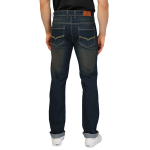 Pantalon en jean léger pour homme, tissu en mélange de coton doux et confortable, parfait pour l'été, les tenues décontractées, les voyages et le quotidien - Product Image 3