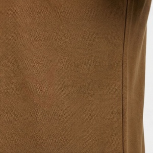 Polo en piqué à manches courtes pour homme, couleur marron, coupe classique, tricot uni, design décontracté - Product Image 5