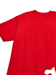 T-shirts de haute qualité T-shirts rouges unis personnalisés pour hommes Service OEM T-shirts en coton de couleur unie - Product Image 6