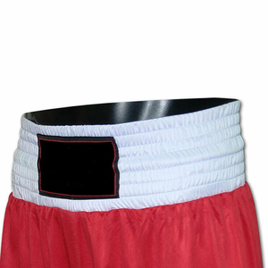 Men's Red White Boxing Tank Top and Shorts Set Moisture Wicking Sports Apparel Regular Fit Adult Size and online sale - Product Image 3