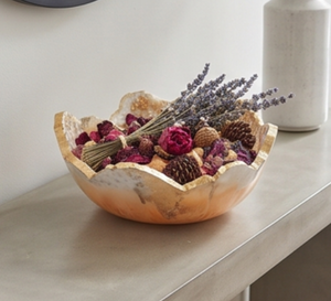 Luxury Decorative <b>Bowl</b> <b>Gold</b> Finish Elegant Centerpiece Stylish Table Accent For Home Living Room And Event <b>Decor</b> - Product Image 5