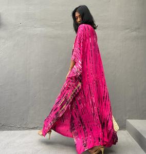 ผู้ผลิตและส่งออกผู้หญิงสวมเรยอนฤดูร้อนผูก Dey Kaftan - Product Image 3