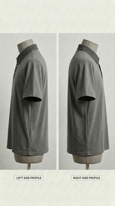เสื้อโปโลโพลีเอสเตอร์ผู้ชาย แห้งเร็ว ระบายอากาศได้ดี น้ำหนักเบา สวมใส่สบาย เหมาะสำหรับกีฬา รับทำโลโก้ตามสั่ง ขายส่งจากโรงงาน - Product Image 3