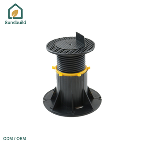 Sunsbuild Heavy Duty Adjustable Plastic Pedestals for <b>Deck</b> Joist Support Outdoor Decking and Landscaping Project - Product Image 4