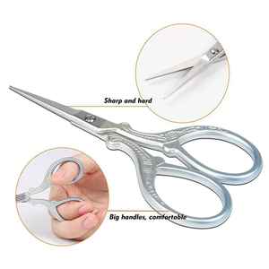 Ciseaux de coiffure professionnels haut de gamme pour salons, ciseaux de toilettage pour experts en beauté, ciseaux professionnels pour sourcils et visage - Product Image 2