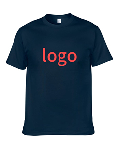 T-shirt pour homme à manches courtes, col rond, noir, avec logo rouge imprimé sur le devant, décontracté, 100% coton jersey tricoté, coupe classique - Product Image 4