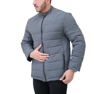 Veste en coton à col montant zippée pour homme, collection automne-hiver 2026 – Chaude et confortable, doudoune pour homme - Product Image 5