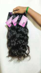 Cabello Humano Indio Virgen a Granel, Grado Remy, Cutícula Alineada en la Misma Dirección, Textura Rizada, Ondas Profundas, Ondas Sueltas, 100 Gramos por Paquete - Product Image 4