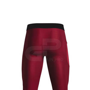 Pantalons de compression athlétiques pour hommes, tissu extensible, coupe confortable, conçus pour les entraînements de haute intensité et la course à pied - Product Image 5