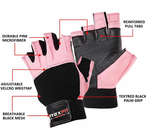 Gants de sport Rexfit pour hommes, gants d'entraînement avec grip en silicone sur toute la paume, respirants, pour la musculation et l'entraînement physique - Product Image 5