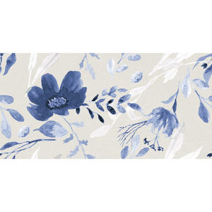 Azulejos de pared de baño serie Azul 300x600 porcelana rectificada superficie lisa tendencia diseño gráfico para baño y cocina de Hotel - Product Image 1