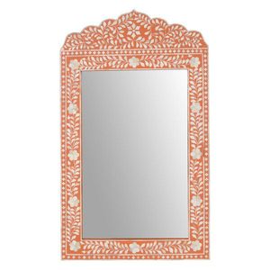 Decorative Handmade Bone Inlay <b>Mirror</b> <b>Frame</b> Elegant Wall <b>Mirror</b> For Premium Interior Styling Solutions - Product Image 3