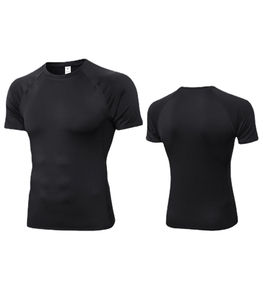 Fabricant de t-shirts de compression légers pour hommes, vêtements de sport respirants - Product Image 1