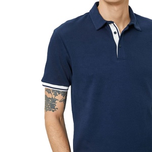 เสื้อโปโลแขนสั้นระบายอากาศได้สำหรับผู้ชายเสื้อโปโลสำหรับสวมใส่ในชีวิตประจำวันมีความต้องการสูงราคาไม่แพงและทนทาน - Product Image 4