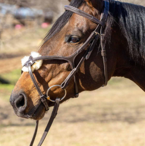 Brida de Cuero Profesional de Alta Calidad para Caballo, Transpirable, Modelo Personalizado 10124bl, Equipo Ecuestre para Montar a Caballo, Venta Caliente - Product Image 1