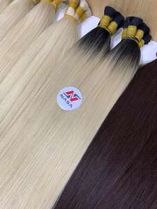 ผมต่อแบบสองชั้นสีเข้ม30นิ้วผมคนเวียดนาม100กรัม - Product Image 6