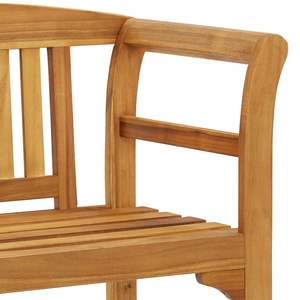 Banco de Jardín de Madera de Acacia Sólida, Muebles de Patio Duraderos de Tamaño Mediano - Product Image 5