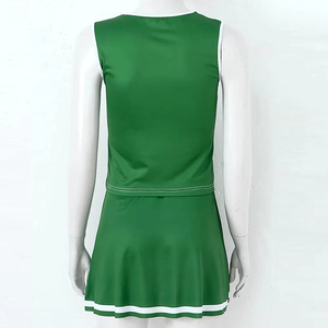 Uniforme de cheerleading pour homme sur mesure de haute qualité, taille adulte, imprimé, polyester/coton, 220g, matière respirante, extérieur, OEM - Product Image 5