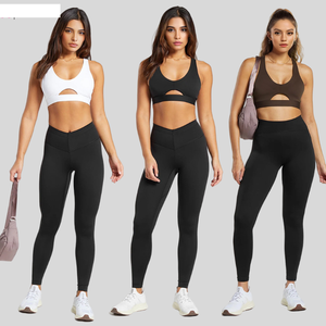 Ensemble de yoga pour femmes, vêtements de sport et de fitness, ensemble de yoga respirant pour femmes adultes, ensembles de natation, ensembles de yoga en nylon - Product Image 1